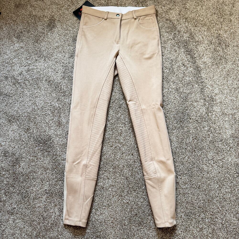 HR Farms Women's Full Seat Silicone Grip Breeches 26 NWT Horse Riding Equestrian